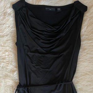 APOSTROPHE Black Sleeveless Blouse Top - Medium Petite